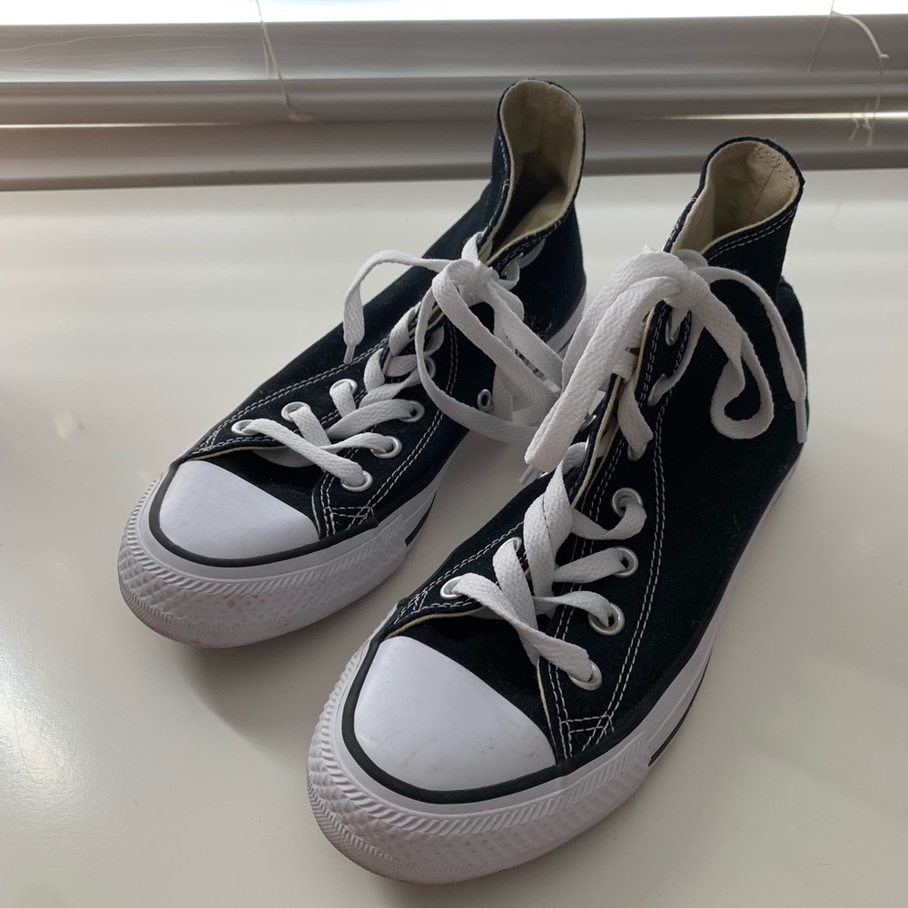 High top black converse